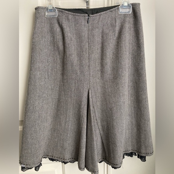 RARE Vintage Anthro Wool Skirt - Picture 2 of 9